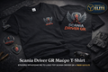 Scania Driver GR Μαύρο T-Shirt