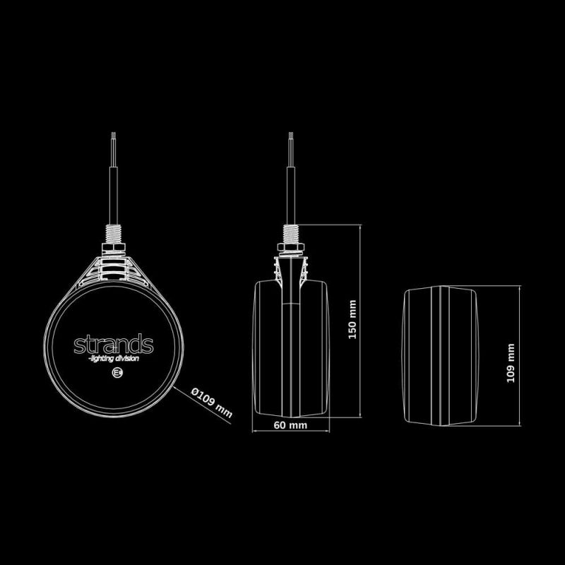 STRANDS SPANISH LED - (Κόκκινο / Λευκό / πορτοκαλί ) 10-40V
