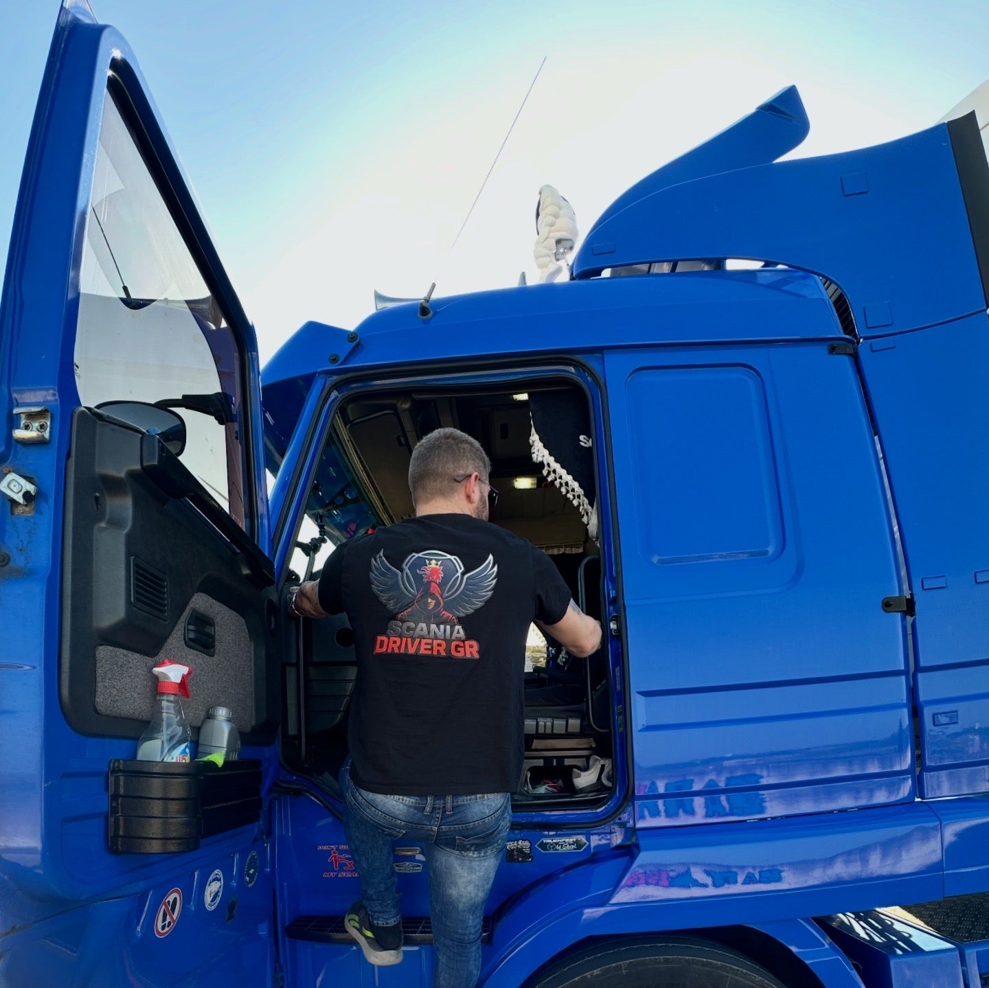 Scania Driver GR Μαύρο T-Shirt