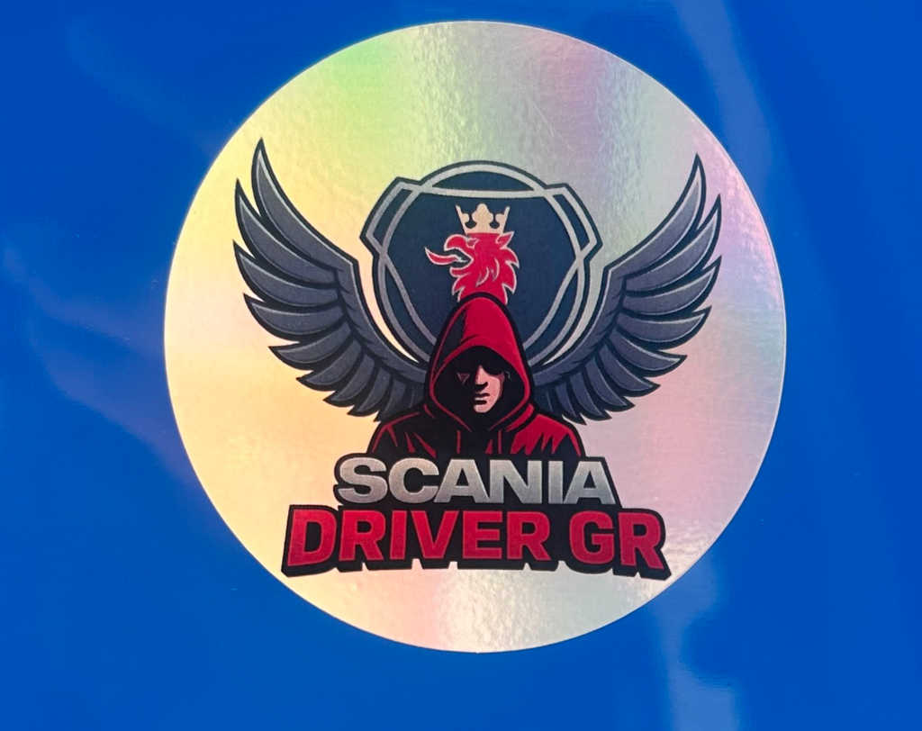 SCANIA DRIVER GR STICKER