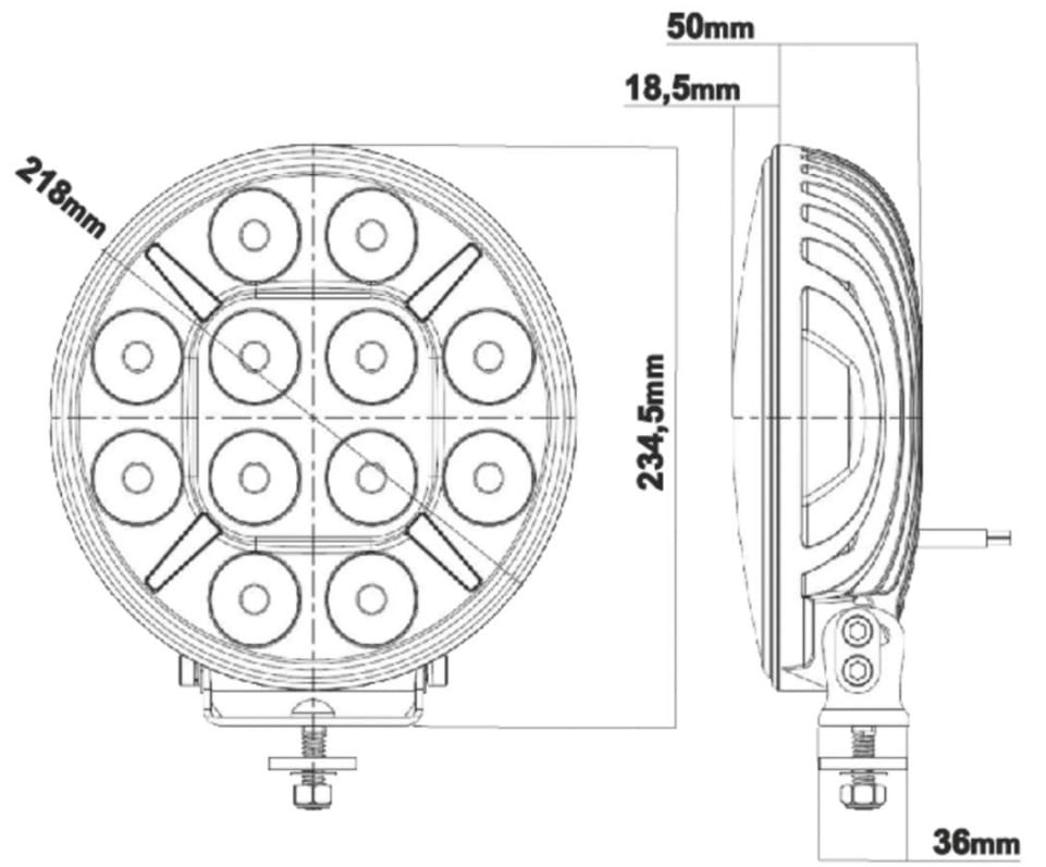 Προβολέας Skyled  Full LED