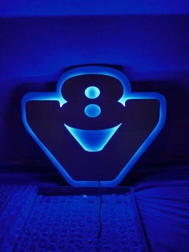 LED Πινακίδα V8 24V με Κόκκινο Φωτισμό